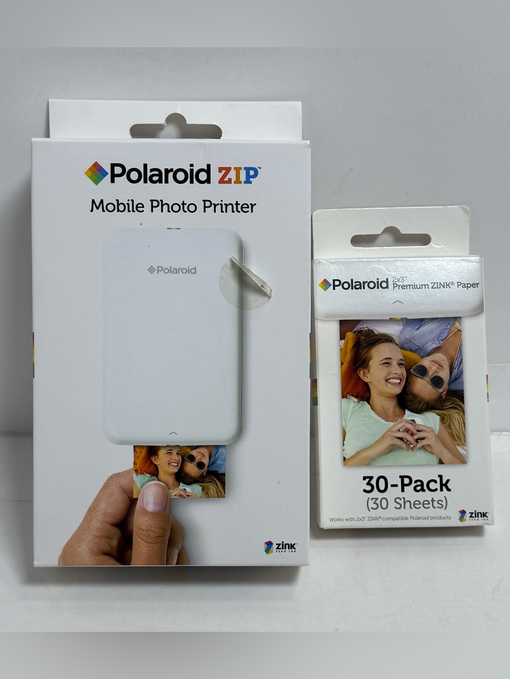 Polaroid ZIP Zink Color Mobile Photo Printer Bluetooth Portable + 30 Pack Sheets